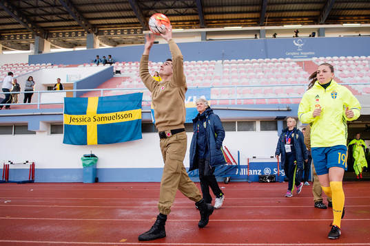 Sveriges förbundskapten Pia Sundhage