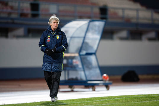 Sveriges förbundskapten Pia Sundhage
