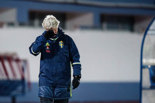 Sveriges förbundskapten Pia Sundhage