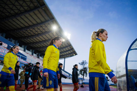 Sveriges Kosovare Asllani, Lotta Schelin  och Lisa