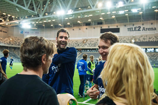 Jesper Blomqvist, Andreas Isaksson och Kim Källström