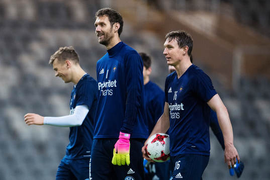 Andreas Isaksson och Kim Källström