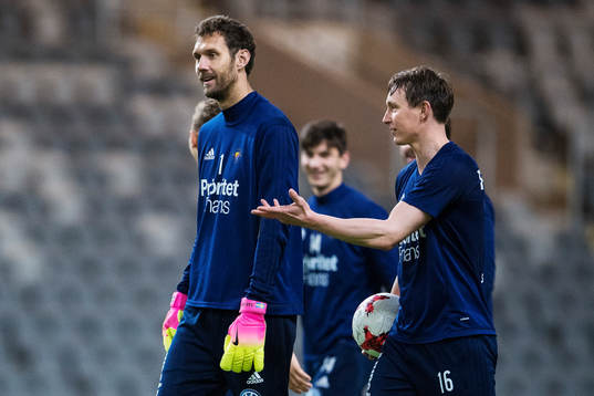 Andreas Isaksson och Kim Källström