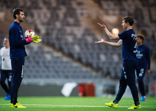Andreas Isaksson och Kim Källström