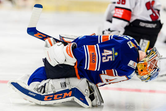 Växjös målvakt Viktor Andrén
