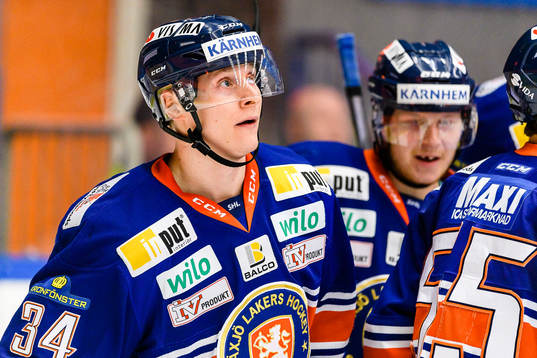 Växjös Olli Palola jublar