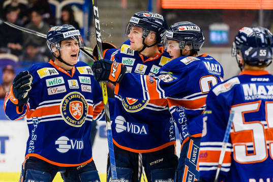 Växjös Pontus Netterberg, Oliver Bohm och Nils Carnbäck