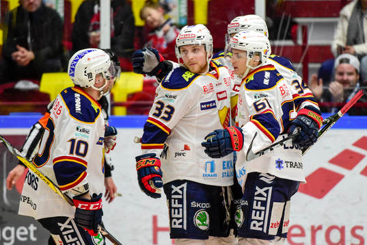 Djurgårdens Niclas Bergfors Linus Hultström och Markus