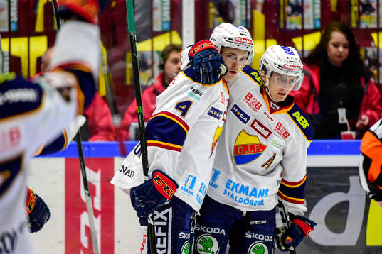 Djurgårdens Marcus Högström jublar