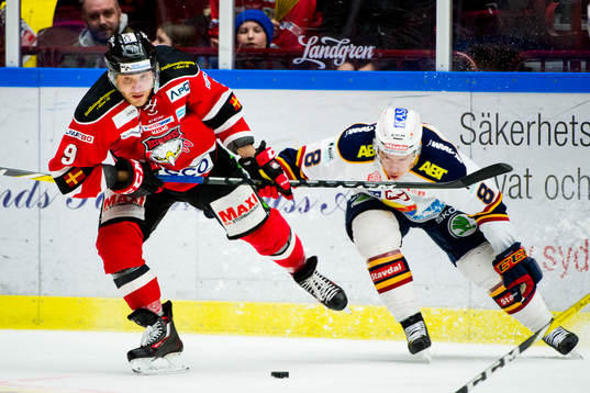 Malmö Redhawks Frederik Storm och Djurgårdens Ville