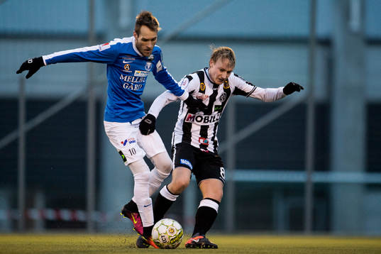 Trelleborgs Zoran Jovanovic och Landskronas Måns Ekvall
