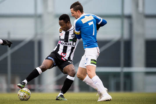 Landskronas Karim Sadat och Trelleborgs Kristian Haynes