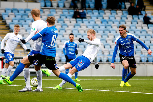 Norrköpings Karl Holmberg gör 1-0