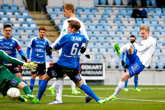 Norrköpings Karl Holmberg gör 1-0