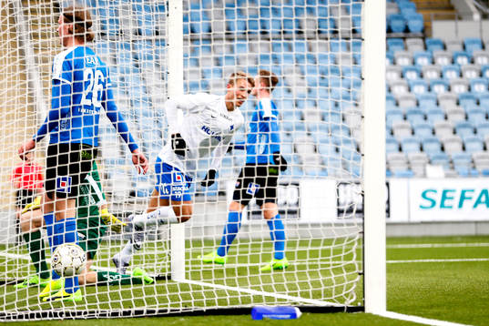 Norrköpings Sebastian Andersson jublar