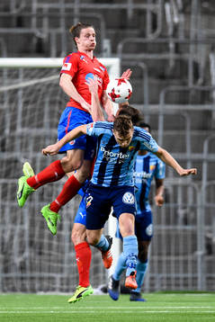 Helsingborgs Jesper Lange och Djurgårdens Jesper Karlström