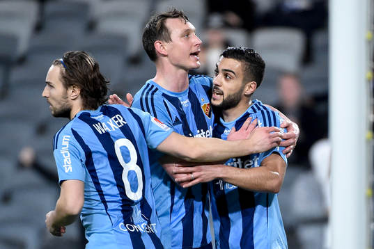 Djurgårdens Kevin Walker, Othman El Kabir och Kim