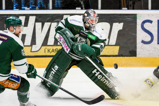 Färjestads målvakt Stefan Steen