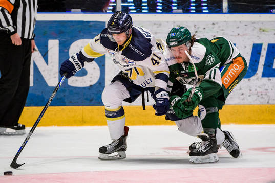 s David Ullström och Färjestads Joakim Nygård