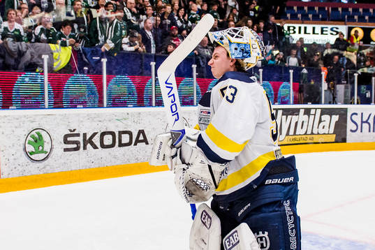 s målvakt Fredrik Pettersson-Wentzel deppar