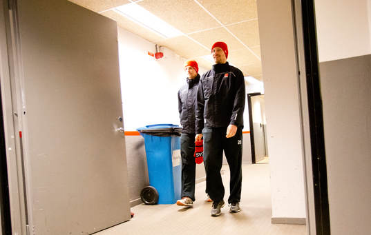 Örebros Kalle Olsson och Marcus Weinstock