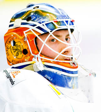 Växjös målvakt Viktor Andrén