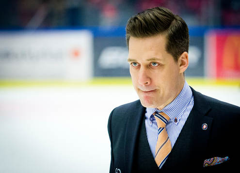 Växjös tränare Sam Hallam