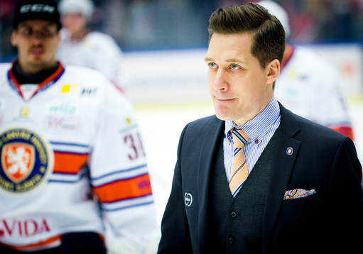 Växjös tränare Sam Hallam