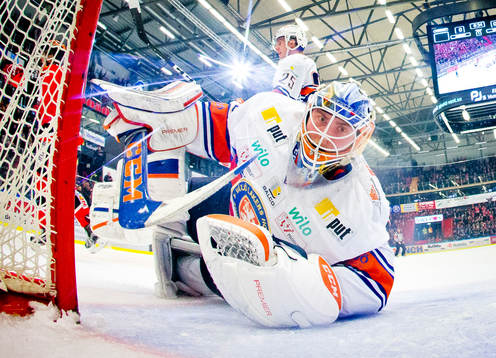 Växjös målvakt Viktor Andrén