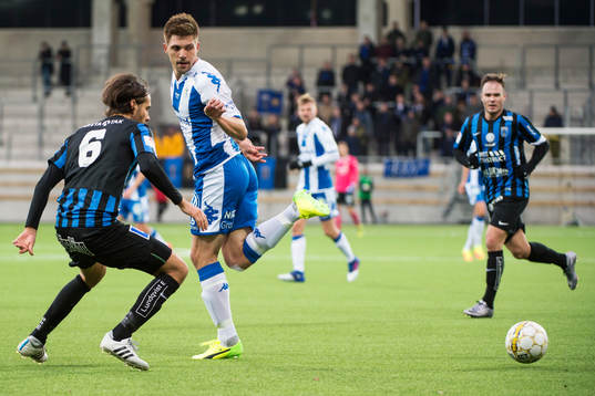 Sirius Johan Eiswohld och IFK Göteborgs Mikael Boman