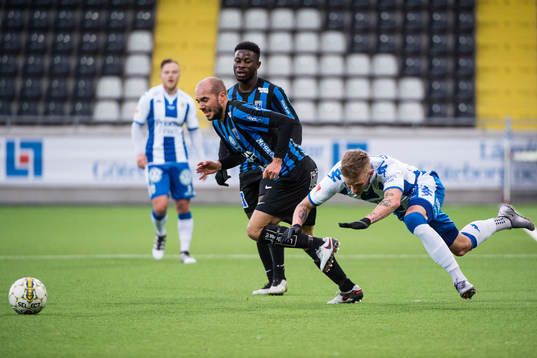 Sirius Karl Larson och IFK Göteborgs Sören Rieks