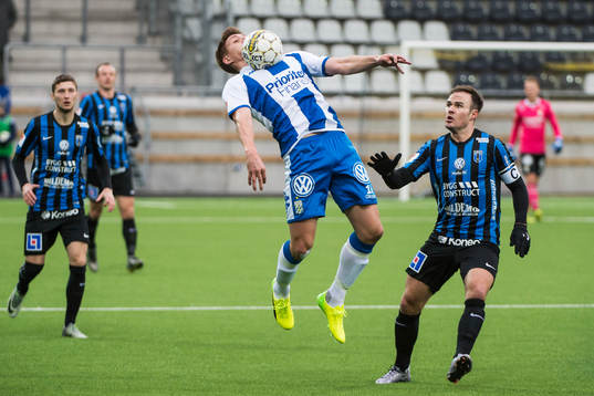 IFK Göteborgs Mikael Boman och Niklas Busch Thor