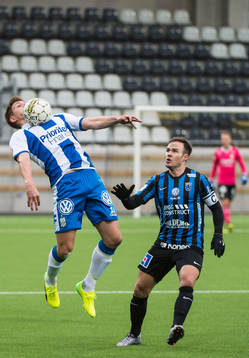 IFK Göteborgs Mikael Boman och Niklas Busch Thor