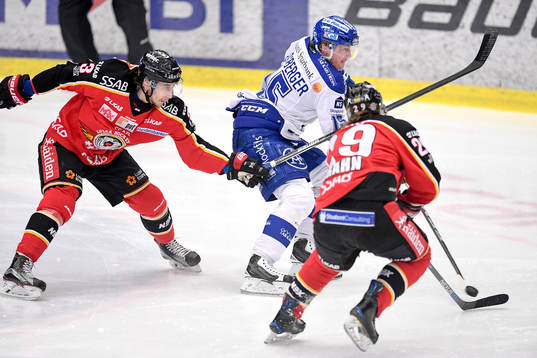 Leksands Johan Porsberger och Luleås Daine Todd och Viktor