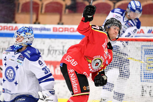 Luleås Andreas Falk jublar