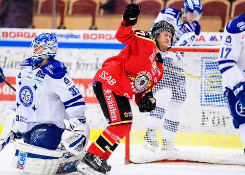 Luleås Andreas Falk jublar