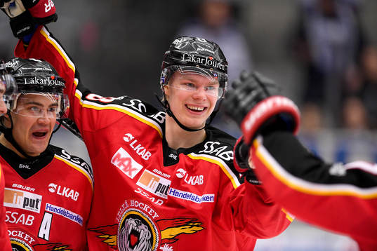 Luleås Christopher Mastomäki jublar