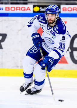 Leksands Markus Lauridsen med pucken