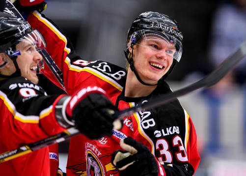 Luleås Christopher Mastomäki jublar