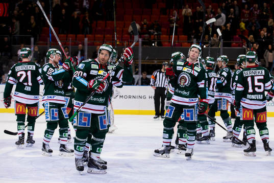 Frölundas Joel Lundqvist tackar publiken