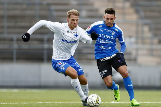 Norrköpings Sebastian Andersson och Halmstads Sead