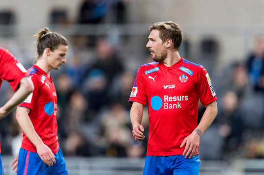 Helsingborgs Martin Christensen och Jesper Lange