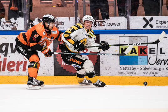 Karlskronas Robin Gartner  och Skellefteås Jesper Olofsson