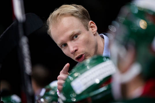 Frölundas assisterande tränare Johan Lundskog