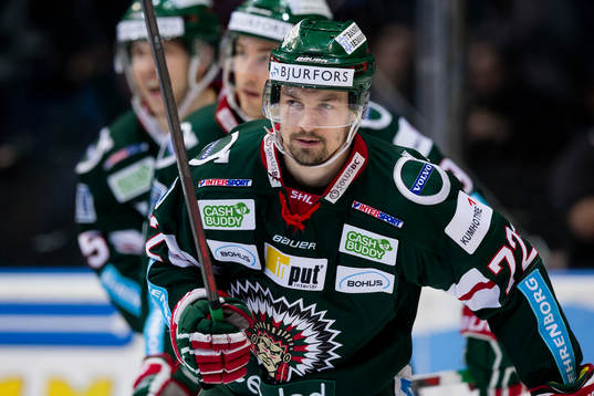 Frölundas Patrik Carlsson jublar