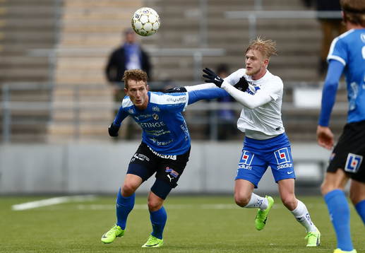 Halmstads Andreas Bengtsson och Norrköpings Kalle Holmberg