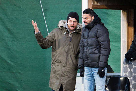 Dalkurds tränare Andreas Brännström och tränare Poya