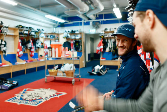 Linköpings Sebastian Karlsson och Andrew Gordon