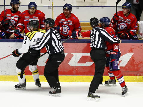 Brynäs Pathrik Westerholm och Linköpings Sebastian