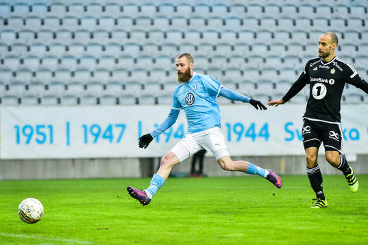 Malmö FFs Jo Inge Berget och Rosenborgs Tore Reginiussen